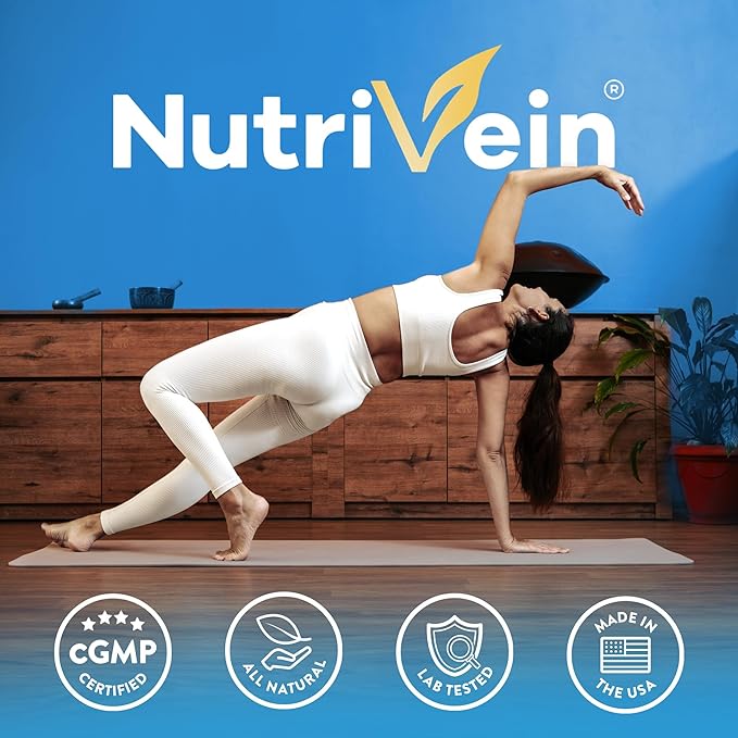 Nutrivein Premium Liposomal Glutathione Supplement 700 mg - 60 Caps - Pure Reduced Glutathione Setria - Master Antioxidant - Cell Protection Cleansing Liver Brain Vitality and Defenses