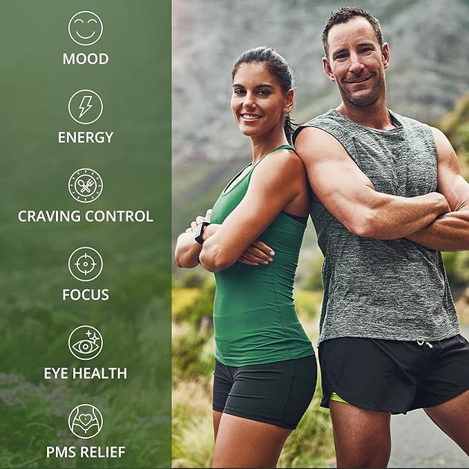 Saffron Supplements - USDA Organic Saffron Extract Capsules for Women Men and Kids. with Organic Prebiotic Fiber Instead of Filler. Pure and Natural for Mood Brain Focus Cravings PMS