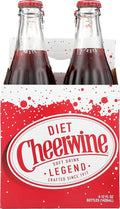 Diet Cheerwine Unique Sparkling Soft Drink 12 fl oz 4 pack