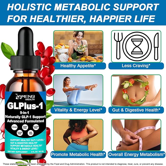 Berberine Supplement Liquid Drops Berberine with Ceylon Cinnamon Green Tea Eriocitrin Curcumin &amp Aloe Vera for Metabolism Digestion &amp GLP-1 Support Fast Acting Glp Oral Solution Liquid For W