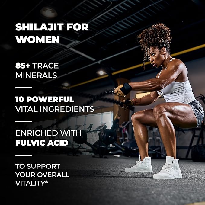 Shilajit Pure Himalayan for Men &amp Women | 120 Capsules with Ashwagandha | High Potency and Energy Supplement | Better Absorption than Gummies | For Extra Power and Stamina | Combo with Sea Moss