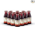 Gardenville Organic Tart Cherry Juice (Pack of 12) USDA Organic No Added Sugar U Kosher Certified Pasteurized 8.4 oz Glass Bottles (Tart Cherry)