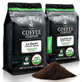 The Bean Organic Coffee Company Il Chicco (Traditional Italian Roast) and Le Bean Dark Roast Ground Coffee 16-Ounce Bag