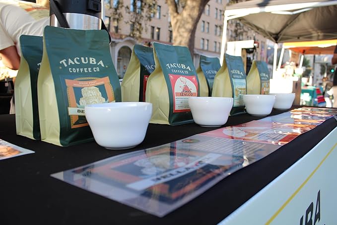 Tacuba Coffee Co. El Sol - Medium Roasted Pacamara Coffee Beans Whole - Fresh Single Origin Premium Specialty Coffee with Notes of Banana Peach and Chocolate