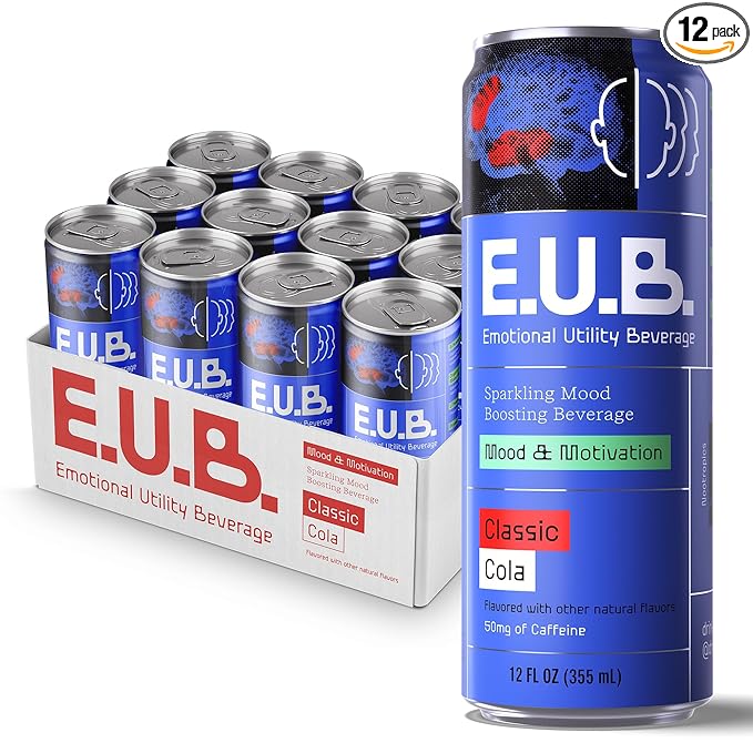 Emotional Utility Beverage Classic Cola 12 fl oz (Pack of 12)