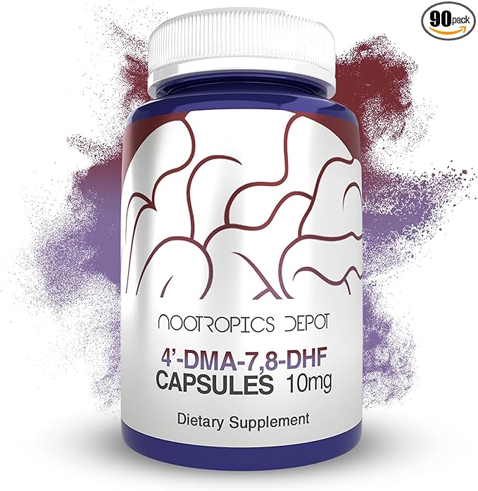 Nootropics Depot 4’-DMA-78-DHF Capsules | 10mg | 90 Count | 4'-DMA-78-Dihydroxyflavone