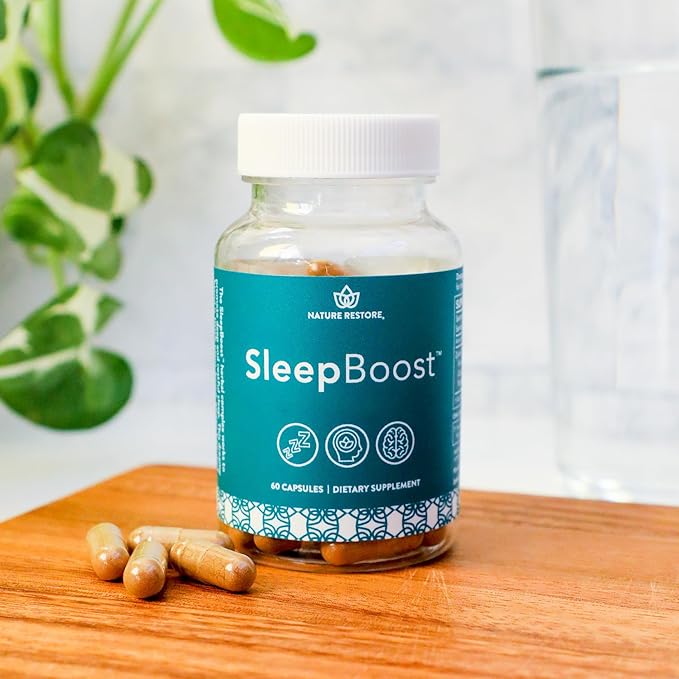 SleepBoost™ formulated with Zylaria™. May Support a Sense of Calm Through Natural Neuro Pathways