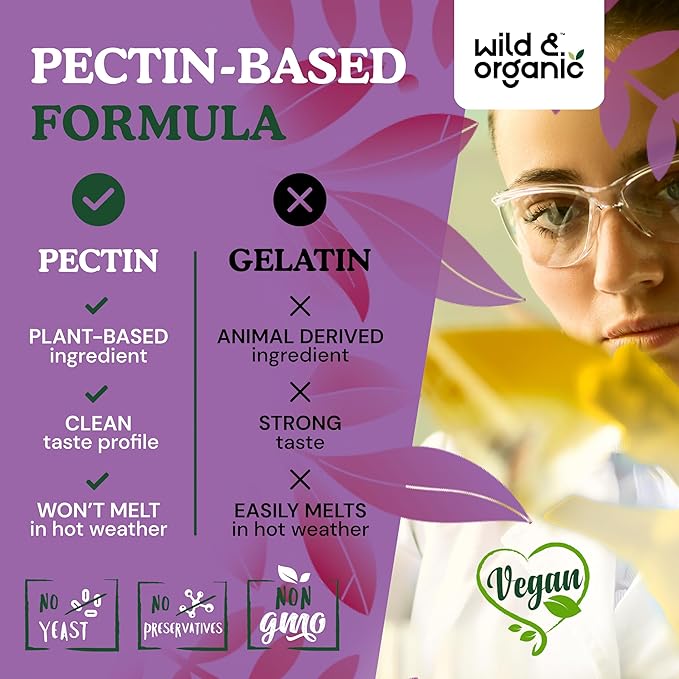Wild &amp Organic Milk Thistle Gummies 1500mg - Herbal Supplement for Liver Cleanse Detox - Silymarin Milk Thistle Liver Detox Gummies - 60 Vegan Non-GMO Chews