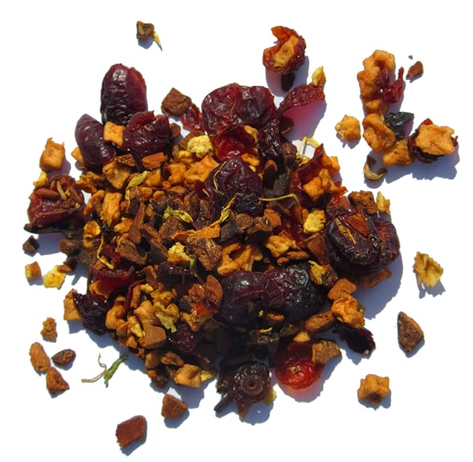 USDA Organic Herbal Harvest Loose Leaf Herbal Fruit Tea 1 LB (16 oz)