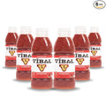 VIBAL ENERGY TEA Pomegranate 16 Fl Oz 6-Pack Natural Energy High Caffeine Ginseng Theanine Low Sugar Low Carb Low Calorie Adaptogens Nootropics