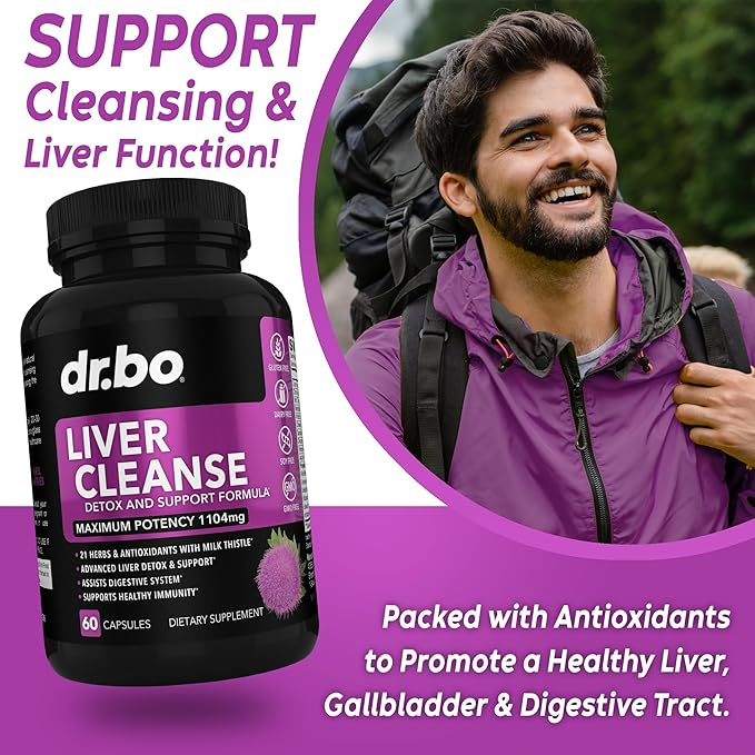 Multi Collagen Peptides &amp Liver Cleanse - Type I II III V &amp X Multi Collagen Peptides for Skin Hair &amp Nails - Liver Cleanse Detox Support Supplement Natural Milk Thistle Dandelion Su