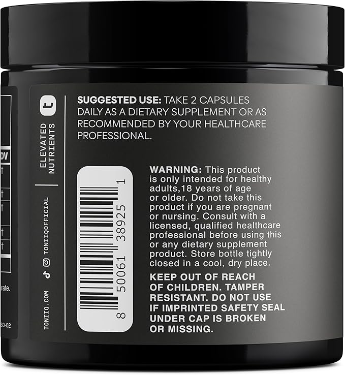 Toniiq Dihydroberberine Supplement - Ultra High Potency 1000mg Formula with GlucoVantage 10:1 Ceylon Cinnamon &amp 50:1 Milk Thistle - Third-Party Lab Tested