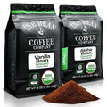 The Bean Organic Coffee Company Aloha Bean (Hawaiian Hazelnut) and Vanilla Bean Medium Roast Ground Coffee 16-Ounce BagCafé molido tostado organico