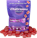 Premium Melatonin Sleep Gummies | Advanced Nighttime Blend with GABA L-Theanine &amp Chamomile | Slumber Berry Vegan Gummies for Calm Relaxation &amp Restful Sleep | 60 Count