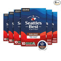 Seattle’s Best Coffee Dark Roast K-Cup Coffee Pods Post Alley 100% Arabica 6 Boxes (60 Pods Total)