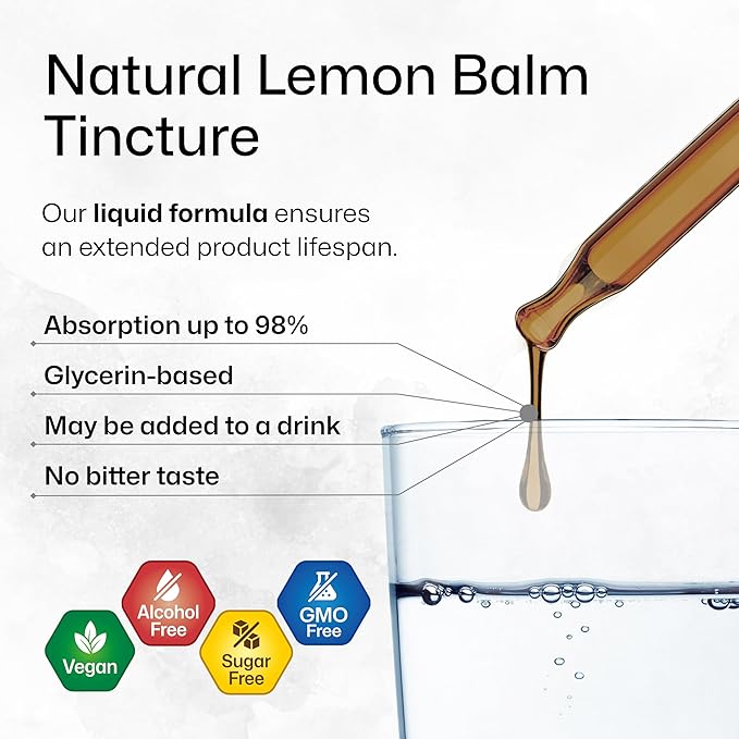 BIO KRAUTER Lemon Balm Tincture 4 Fl. Oz. &amp Olive Leaf Tincture 4 Fl. Oz.