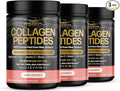 FREZZOR Collagen Peptides Powder Fine Lines &amp Wrinkles Hair &amp Nails Supports Youthful Flexibility &amp Mobility 100% New Zealand Hydrolyzed Beef Bone Collagen Unflavored 23.7 Ounce-3 Ja