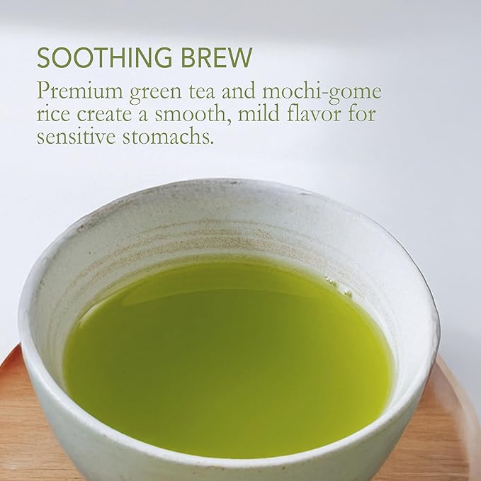 Japanese Green Tea Co. Genmaicha Japanese Green Loose Leaf with Brown Rice – Fukamushi Sencha Organic Tea From Arahataen Green Tea Farms – Natural Low Caffeine Tea with Enhanced Flavor