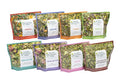 Sacred Blossom Farm Herbal Tea | 8 Tea Set | Farm Direct | Loose Leaf | All Natural &amp Sustainably Grown in USA | Non-GMO | Caffeine Free | Over 200 servings