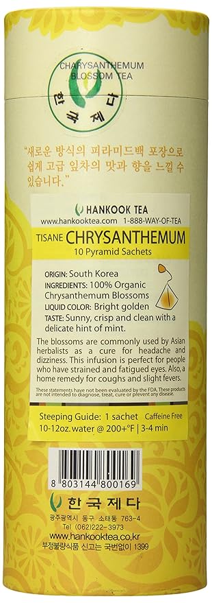 Hankook Tea Tisane Chrysanthemum 10 Count