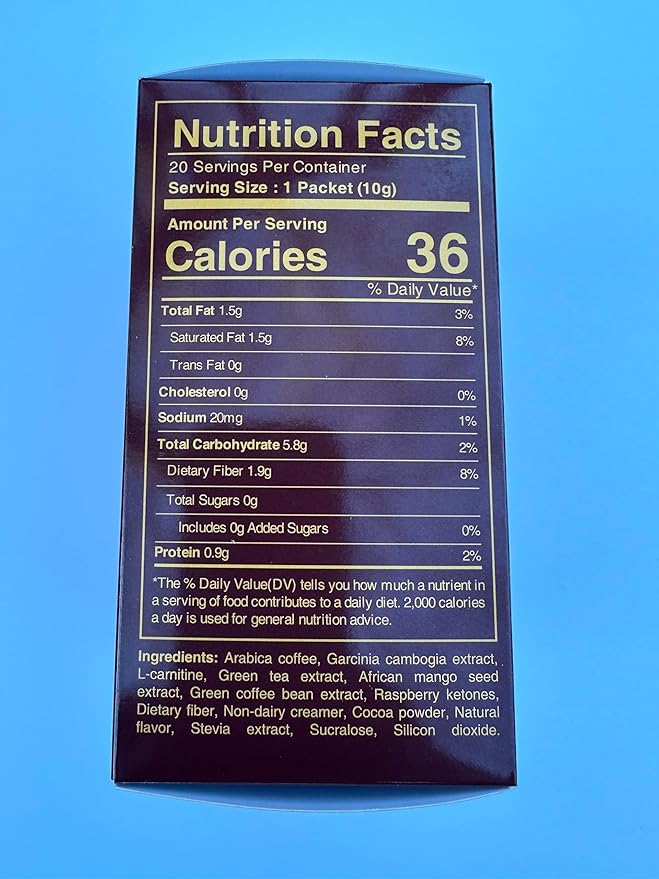 Slimming Mocha Coffee – Burn + Control Herbal Coffee – Metabolism &amp Weight Management – Premium Arabica &amp Robusta Blend – Sugar Free Gluten Free Keto Friendly