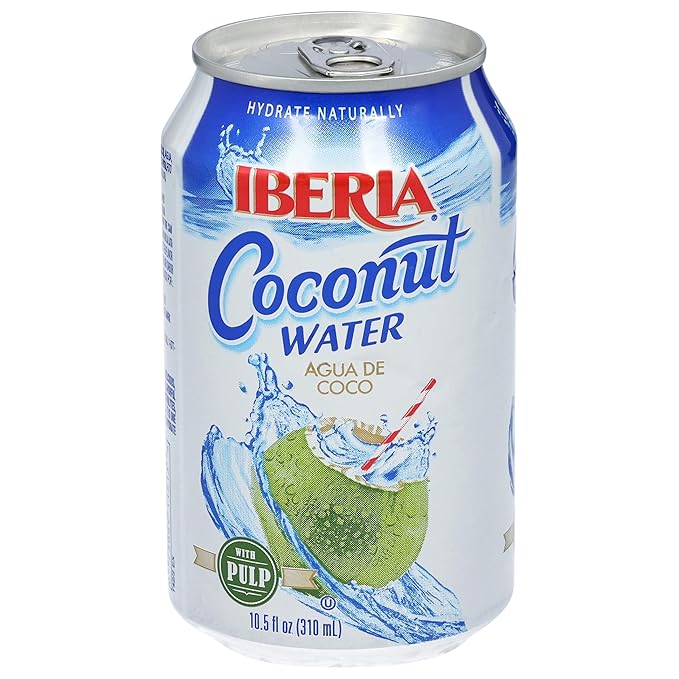 Iberia Coconut Water With Pulp 10.5 Fl Oz (Pack of 24)