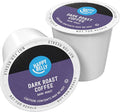 Amazon Brand - Happy Belly Dark Roast Coffee Pods Compatible with Keurig 2.0 K-Cup Brewers 100 Count