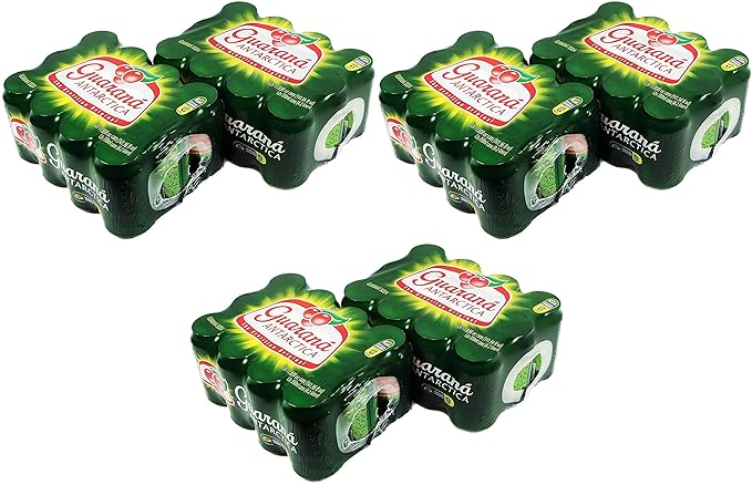 Guarana Antarctica 350ml | 11.83 Fl.Oz (Pack of 24) by Brex America Pack of 3
