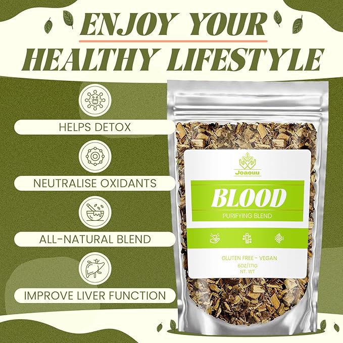 2Bag Blood Purifying Blend Tea All Natural Ingredients for Men Women