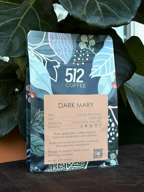512 Coffee – Specialty Whole Bean Medium Dark Mary – Freshly Hand-Roasted Specialty Arabica Premium Small Batch Blend – Chocolate Cherry Toffee