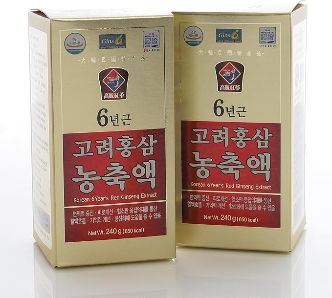 240g(8.5oz) 100% Pure Korean 6years Root Red Ginseng Extract Saponin Panax
