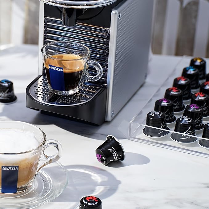 Lavazza Espresso Variety Pack of Aluminum Capsules Compatible with Nespresso* Original Machines Contains Light Medium and Dark Espresso Roast (60 Capsules)