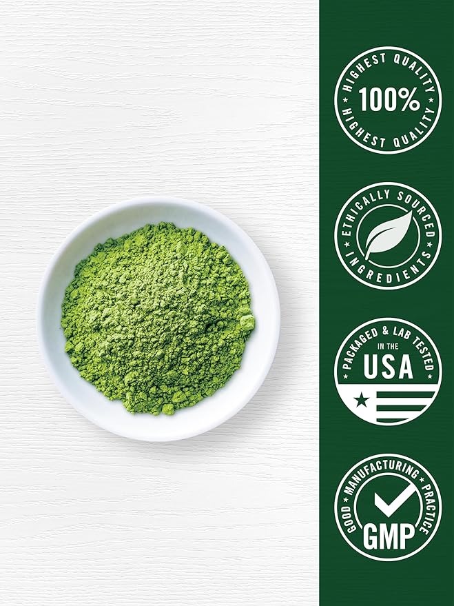 Carlyle Organic Greens Powder | 17.6 oz Supplement | Relieves Occasional Gas discomfort &amp Bloating | with 20+ Superfoods 18 Digestive Enzymes and Prebiotics | Vegan Non-GMO and Gluten Free