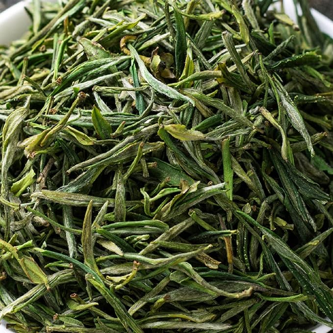 FullChea - Mao Feng - Chinese Green Tea Loose Leaf Tea - Maofeng Bulk Green Tea - Fresh Floral Flavor - Help To Digest (8.8oz / 250g)