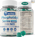 Phosphatidylserine - Nootropic Brian Supplement Focus &amp Energy Gummies+ Bacopa Monnieri Omega 3 Huperzine A Methyl B12 &amp B6 for Seniors Gamers Workers Non-GMO Caffeine-Free Sugar Free