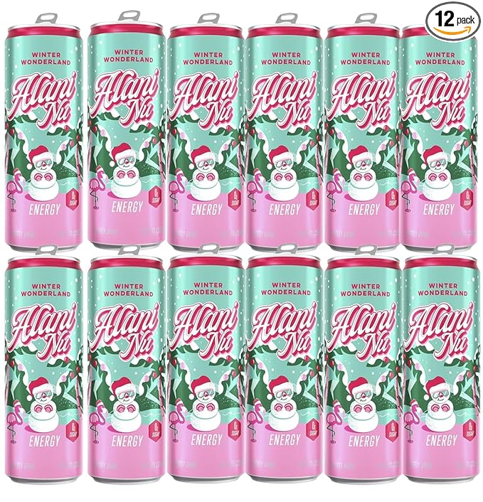 Alani Winter Wonderland Sugar Free Low Calorie Energy Drinks - 12 fl oz Can - 12 Pack