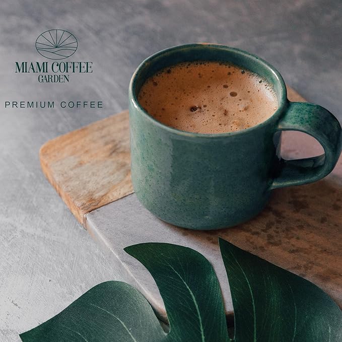 Miami Coffee Garden French Dark Roast Whole Beans Fresh Roasted Coffee 100% Arabica Whole Bean Coffee Espresso Beans 2 Lb
