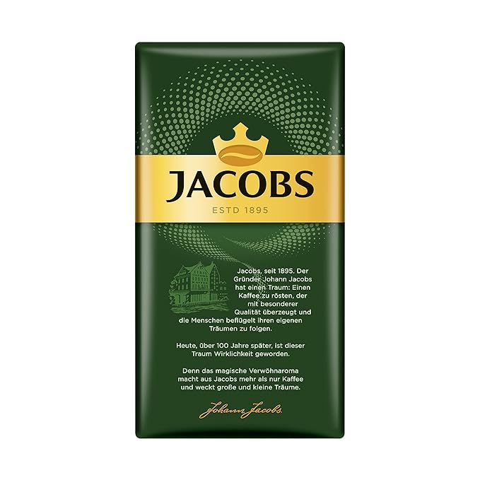 Jacob's Kronung Ground German Coffee 17.6 oz 12 count