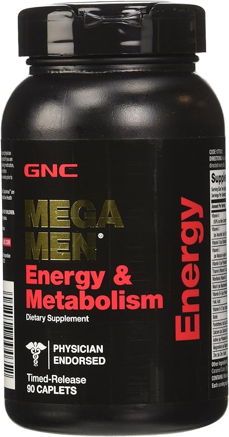 GNC Mega Men Energy and Metabolism Supplement 90 Count