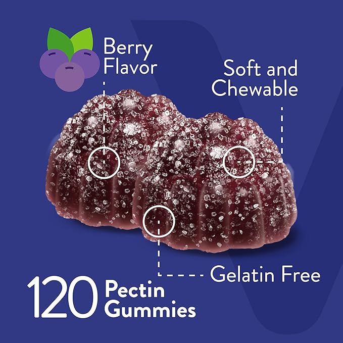 Viteey Ashwagandha Gummies with Ginseng &amp Lemon Balm - Mood Calm &amp Stress Support Ashwagandha Supplements - Vegan Gluten-Free - 120 Count