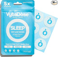Natural Melatonin-Free Herbal Sleep Patches for Adults - No Added Hormones - 8-Hour Time-Release Formula - Ashwagandha Magnesium Passionflower Valerian Root Lemon Balm &amp Chamomile