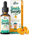 Speech Therapy Drops - Support Supplement for Kids with Communication Delay Language Brain Development Cognitive Function - Zeolite Vitamins B12 D3 C for Daily Wellness - Sugar Free Gluten-free