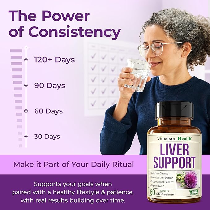 Vegan Liver Cleanse Detox &amp Repair – Herbal Liver Support Supplement w/ Silymarin Milk Thistle Zinc Dandelion Root &amp Artichoke Extract for Enzyme Support Energy &amp Healthy Digestion. 2 p