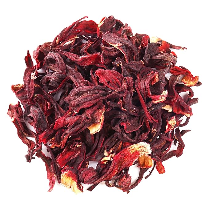 Food to Live Organic Hibiscus Flowers 1.5 Pounds – Whole Petals. Great for Herbal Tea. Non-GMO. Caffeine-free. Good Source of Vitamin C. Bulk. Kosher