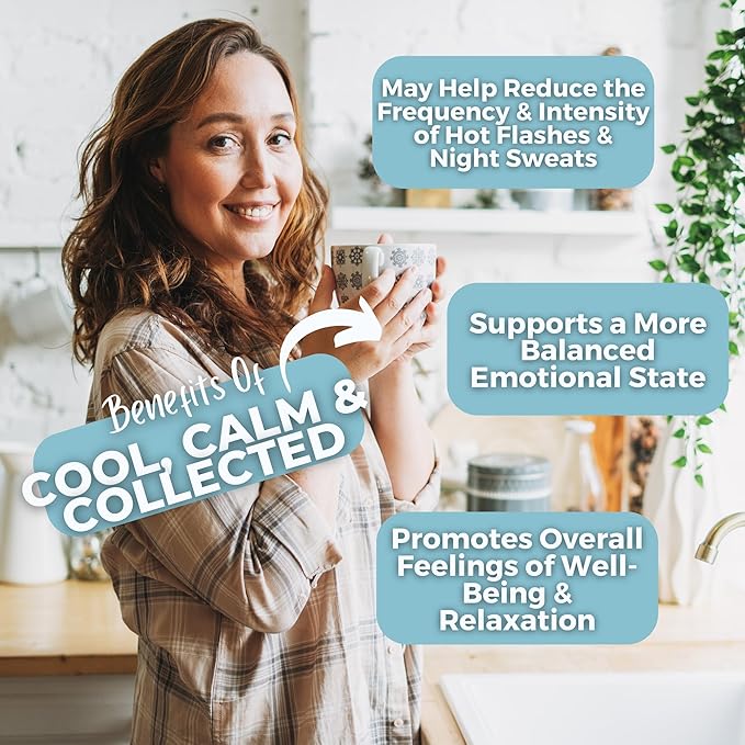 Menopause Symptom Relief Loose Leaf Tea w/ Red Clover Black Cohosh Dong Quai | Organic Herbal Tea | 2 oz (57 gram) | Decaf Vegan Healthy ZERO Caffeine Organic Herbs No Natural or Artificial Fl
