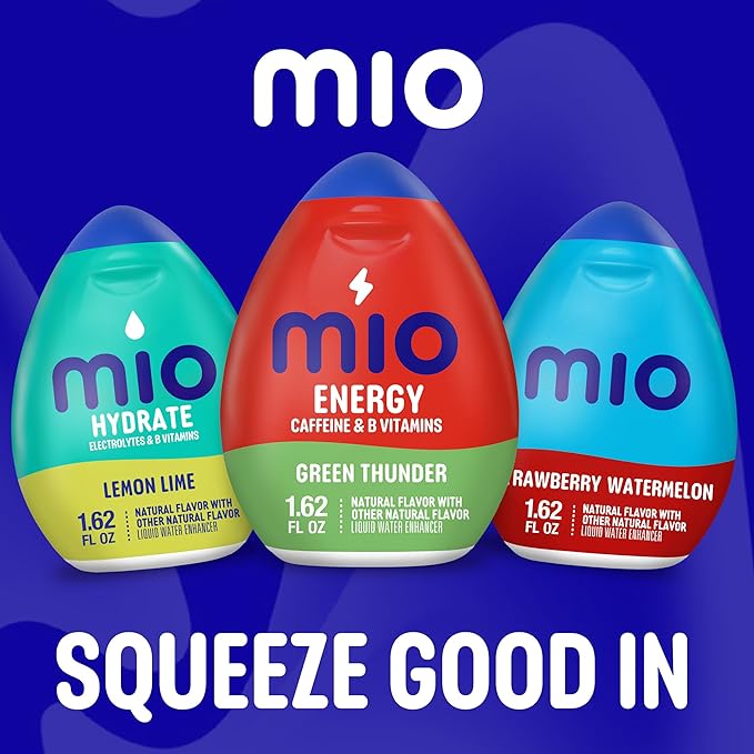 MiO Energy Liquid Water Enhancer Green Thunder 1.08 Ounce (Pack of 36)
