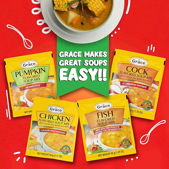 Grace Cock Flavored Soup Mix 1.76 Oz (Pack of12)