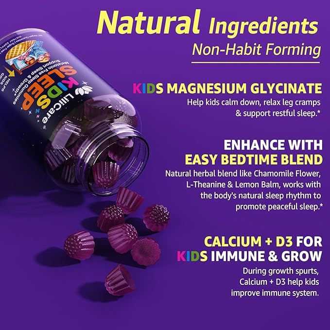 Kids Sleep Gummies &amp Sulforaphane with Glutathione Gummies
