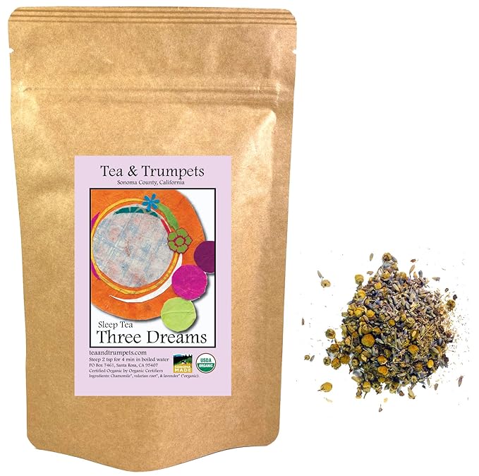 USDA Organic Three Dreams Loose Leaf Herbal Tea 1 LB (16 oz)