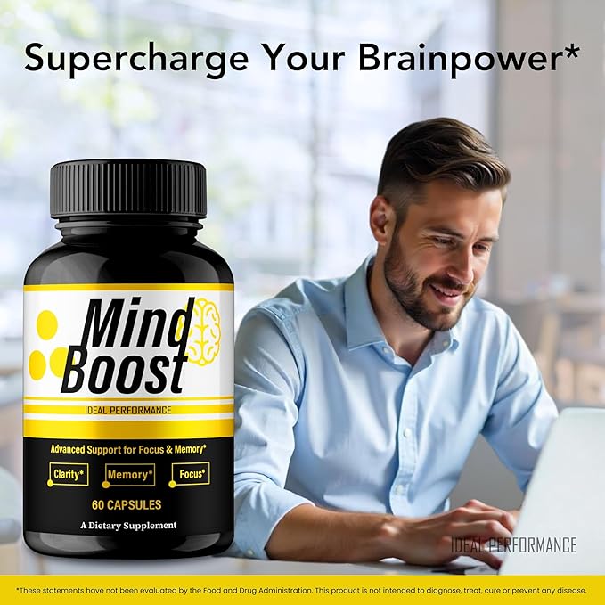 IDEAL PERFORMANCE Mind Boost Capsules MindBoost Pills Reviews (5 Pack)